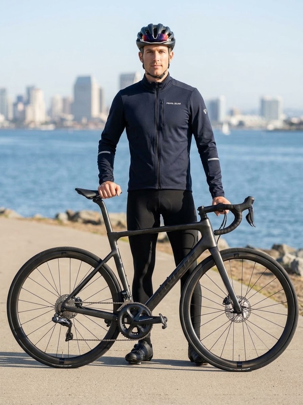 PEARL IZUMI Men's Black Full-Zip Performance Cycling Jacket. Size XL